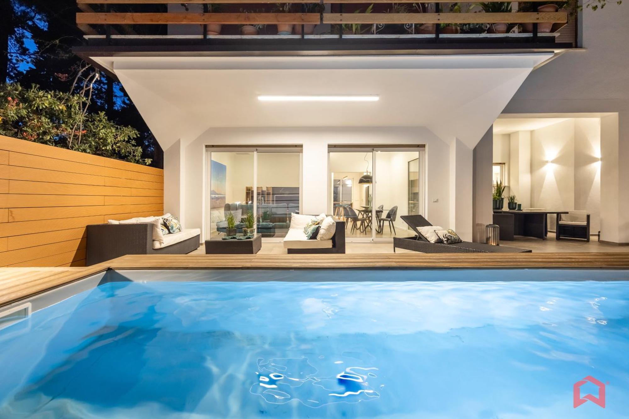 Appartamento In Villa Con Piscina Privata Palermo Exteriér fotografie